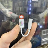 Jack chuyển L.Ning sang 3.5 chuẩn bóc máy táo X, dùng tai nghe 3.5 và soundcard Cáp chuyển đổi tai nghe có mic Zắc giắc