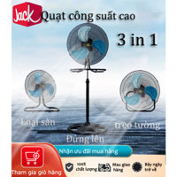 Jack Quạt công suất cao 18 inch Quạt mặt đất 3 trong 1 cho gia đình, Quạt treo tường, Quạt đứng