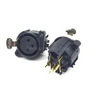 Jack XLR 3P đầu cái chân thẳng - 10A19
