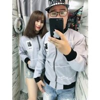 JACKET BOMBER NAM NỮ STYLE TRẺ TRUNG , NĂNG ĐỘNG B024 - B025