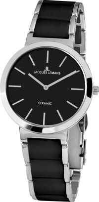 Jacques Lemans Women's Watch Stainless Steel Ceramic Bracelet 1-1999A