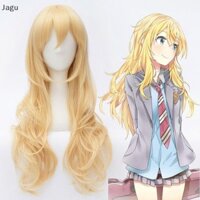 [Jagu] Sẵn Sàng Anime Lời Nói Dối Của Bạn Vào Tháng Tư Miyazono Kaori Tóc Giả Cosplay Chịu Nhiệt Tổng Hợp Tóc Giả TỐT