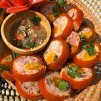 JAMBON TRỨNG MUỐI ( chả da cam ) đòn 500gr