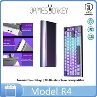 James lừa mô hình R4 Bàn phím không dây Nhôm Turd ba chế độ tùy chỉnh 75 núm sắp xếp RGB nóng có thể hoán đổi miếng đệm xây dựng