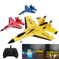 Jamxun 2.4G Glider RC Drone Flanker-E SU35 Cánh cố định Máy bay điều khiển từ xa Máy bay điện có đèn LED Đồ chơi ngoài trời Máy bay RC SU-35