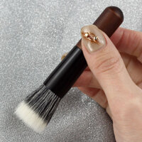 Janes Mini Len Stipple Brush Blush Brush Di Động Fine Light Peak Novice Edgeless Trang Điểm Tự Nhiên Gói Du Lịch