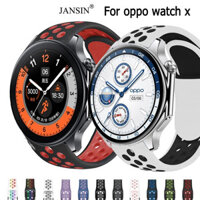 Jansin Dây Đeo Silicon Màu Trơn Cho đồng hồ oppo watch x