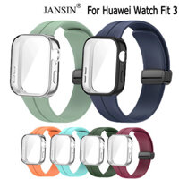 Jansin Dây Đeo Silicone Khóa Nam Châm Cho Đồng Hồ Thông Huawei Watch Fit 3