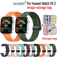 Jansin Dây Silicon khoá nam châm sang trọng Cho HUAWEI WATCH FIT 3