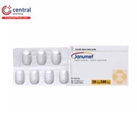 Janumet 50/500 (4 vỉ x 7 viên)