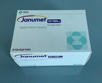 Janumet 50mg/1000mg (Sitagliptin, Metformin hydrochloride) – Điều trị đái tháo đường (Hộp 56 viên)