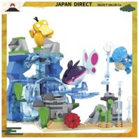 JAPAN DIRECT MEGA Pokémon Adventure World Underwater Adventure ~ Squirtle, Psyduck, and Feebas Set ~ Block Pieces: 319, Ages 8 and Up, Multi HXF79