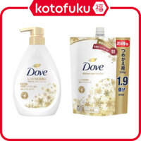 Japan Unilever Dove Body Wash Rich Shea Butter & Vanilla  470g / Refill 640g
