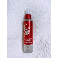 Japanese Cherry Blossom nước hoa xịt thơm toàn thân ánh nhũ Bath & Body Works Diamond Shimmer Mist 146ml