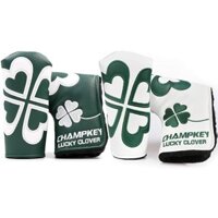 【JAPAN】Putter cover, head cover, suitable for Scotty Cameron Odyssey, magnet closure type, pin type, clover pattern (green)