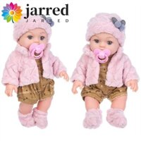 Jarred Bé Sơ Sinh Búp Bê DIY Đồ Chơi Cho Bé Gái Tập Đi Ăn Mặc Thực Tế Trẻ Em Đồ Chơi Cho Bé