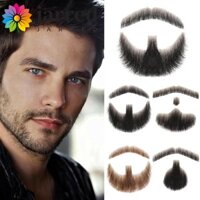 Jarred Tóc Người Râu, Handmade Trang Điểm Tóc Thật Râu Giả, Cosplay Đảng Dụng Cụ Lạ Mắt Đen Nâu Vô Hình Thực Tế Giả ria mép Phim Truyền Hình Sản Xuất