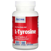 Jarrow Formulas L-Tyrosine 500 mg 100 Capsules