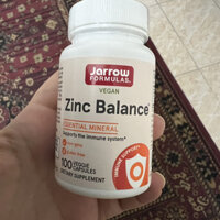 Jarrow Viên uống kẽm L-Optizinc - Zinc methionine 15mg 100v tăng cường miễn dịch sinh lý tiêu hoá Nhập Mỹ chất lượng cao