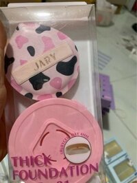 JARY_Mút Tán Kem Nền Dày Hoạ Tiết Bò Sữa Hình Giọt Nước #01 Hoặc Hình Tam Giác # 02