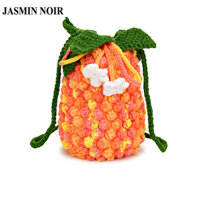 Jasmin NOIR Nữ Thương Hiệu Len Dệt Túi Đeo Ngang Thường Nhỏ Dứa Túi Đeo Vai