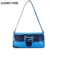 Jasmin noir Túi Xách Da Cá Sấu Phối Dây Xích Thời Trang Cho Nữ