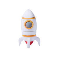 JASTER USB3.0 Flash Drive Mini Cool Cartoon Pen Drive Rocket Shape for kids Creative Gifts U Stick 32GB 64GB 128GB