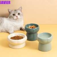 Javier Cat Bowl Ceramic Thú cưng cỡ nhỏ và vừa