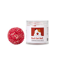 [JAYU PET] Red Cat Ball Đại lý ủy quyền I Đồ chơi bóng Silvervine thủ công cho mèo 7cm JAYUPET