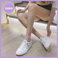 JB Giày lười slip on nữ da mềm, giày thể thao nữ dây rút đế bằng cao cấp, Lisa M68