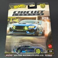 JBK48 Hot Wheels Car Culture Circuit Legends 2024 Ford Mustang RTR Spec 5-FD Blue