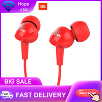 JBL C100SI Trong-Tai Tai Nghe Kèm Micro 3.5 Mm Jack Tai Nghe Có Dây Cho Huawei Xiaomi Samsung Điện Thoại Thông Minh Máy Tính Tai Nghe Nhét Tai [bonus]