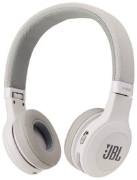 JBL E45BT On-Ear Wireless Headphones (White) (Renewed)