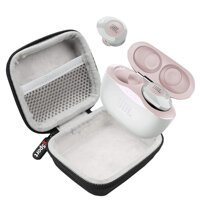 JBL Tune 120TWS True Wireless in-Ear Headphones Bundle with gSport Deluxe Hardshell Case (Pink)