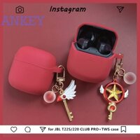 JBL Tune 225TWS / T220 / CLUB PRO+TWS Vỏ bảo vệ hộp sạc tai nghe bluetooth không dây bằng silicon mềm cho