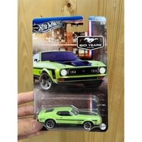 JBY52/GRT01 Mô hình xe Hot Wheels 71 Ford Mustang Mach 1 - green