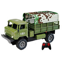 JC20-6B 1/20 27MHZ 4CH RTR RC Car Military Vehicle Transporting Models with Light Removeable Tent Children Toys