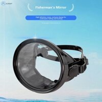 [Jcaaap] Mặt nạ lặn ống thở hình bầu dục Mặt nạ câu cá nhìn rộng Kính lặn kính cường lực Kính lặn cho người lớn [ISO]