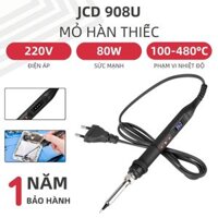 JCD 908U mỏ hàn thiếc 80W/220V hàn chì có màn hình LCD đa năng điều chỉnh nhiệt độ