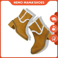 J.CREW BOOT LÔNG NÂU ĐẾ CỤC KÉO KHOÁ HÔNG xuất Mỹ