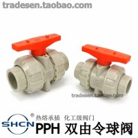 [Jcsy] Van bi Pph Flivate Catch Van bi PP Van bi đơn hàng hóa học Ống nước nhựa Nóng chảy theo yêu cầu Van chuyển đổi