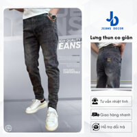 [JD020] Quần Jean Lưng Thun JEANS DECOR Quần Bò Nam Co Giãn Cạp Chun túi hình nhện, Dày Dặn, Thoáng Khí