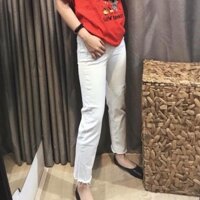 Jeans trắng xuất Nhật