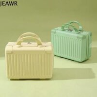 JEAWR 14-inch Vali xách tay ABS Sức chứa lớn Hành lý nhỏ Túi đựng đồ Túi đựng mỹ phẩm Hộp trang điểm nhỏ Nữ