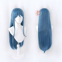 Jecarden Anime Danganronpa Coser Pruik Anime Sayaka Dài Xanh Cosplay Tóc Giả Tổng Hợp Tóc Dangan Ronpa