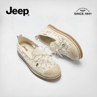 [Jeep] Giày nữ thương hiệu Jeep, giày xỏ ngón kiểu nông, giày lưới ren thoáng khí mới 2025, dép đế mềm, phối đồ đa năng