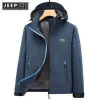 JEEP SPIRIT 1941 ESTD Nam Xuân Thu Mỏng Ngoài Trời Áo Khoác Có Vỏ Mềm Chống Gió Và Chống Thấm Nước