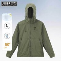 Jeep SPIRIT 1941 ESTD Quần Áo Chống Nắng Nam Nữ Cặp Đôi Băng Lụa Lưới Uv Bảo Vệ Quần Áo Câu Cá Mỏng Thoáng Khí Quần Áo Chống Nắng