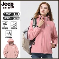 JEEP SPIRIT Áo khoác chống nước và chống gió  dành cho nam và nữ áo khoác đi bộ đường dài ngoài trời