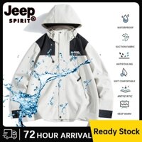 Jeep SPIRIT Áo khoác đi bộ đường dài dành cho nam Áo khoác chống nước Xe máy Rider Nam